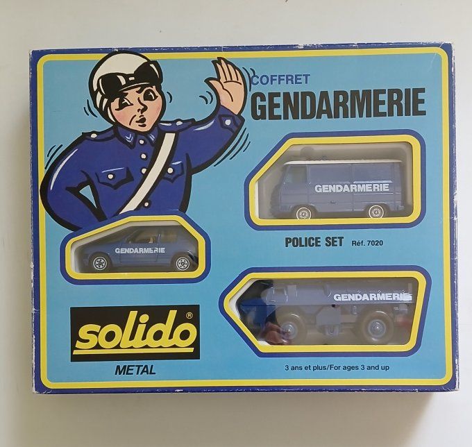 SOLIDO  COFFRET  GENDARMERIE